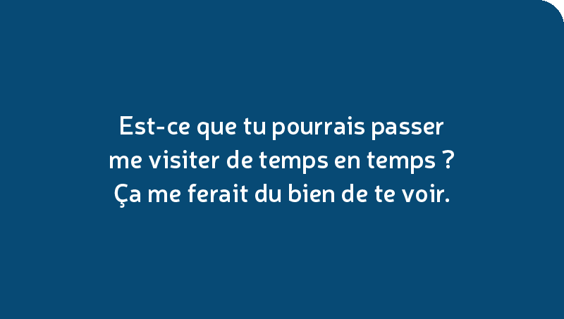 est-ce que tu pourrais passer